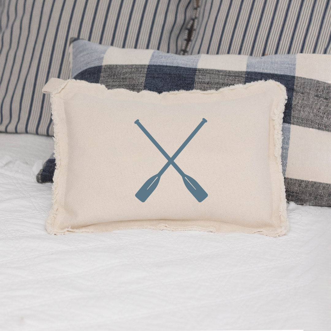 Personalized Oars Lumbar Pillow