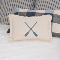 Personalized Oars Lumbar Pillow