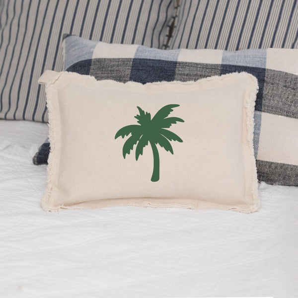 Personalized Palm Tree Lumbar Pillow