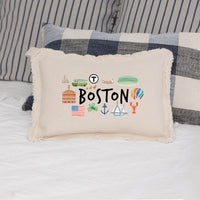 Boston Famous Rectangle Pillow