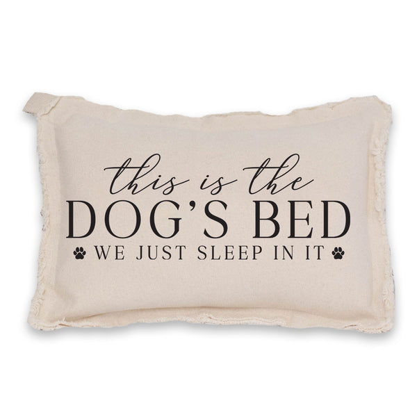 This Is The Dog's Bed Rectangle Pillow