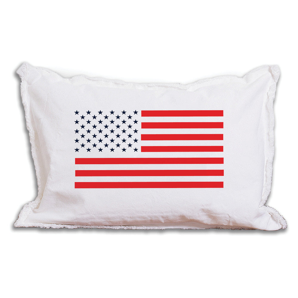 50 Stars Flag Lumbar Pillow