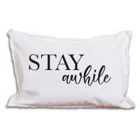 Stay Awhile Lumbar Pillow