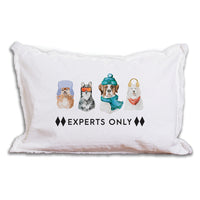 Ski Pup Lumbar Pillow