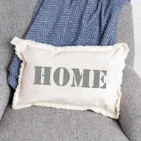 Your Word Stencil Personalized Lumbar Pillow