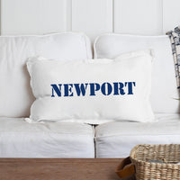 Your Word Stencil Personalized Lumbar Pillow