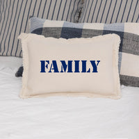 Your Word Stencil Personalized Lumbar Pillow