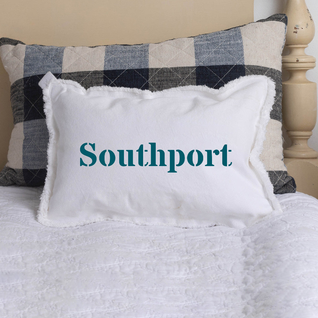 Your Word Times Personalized Lumbar Pillow