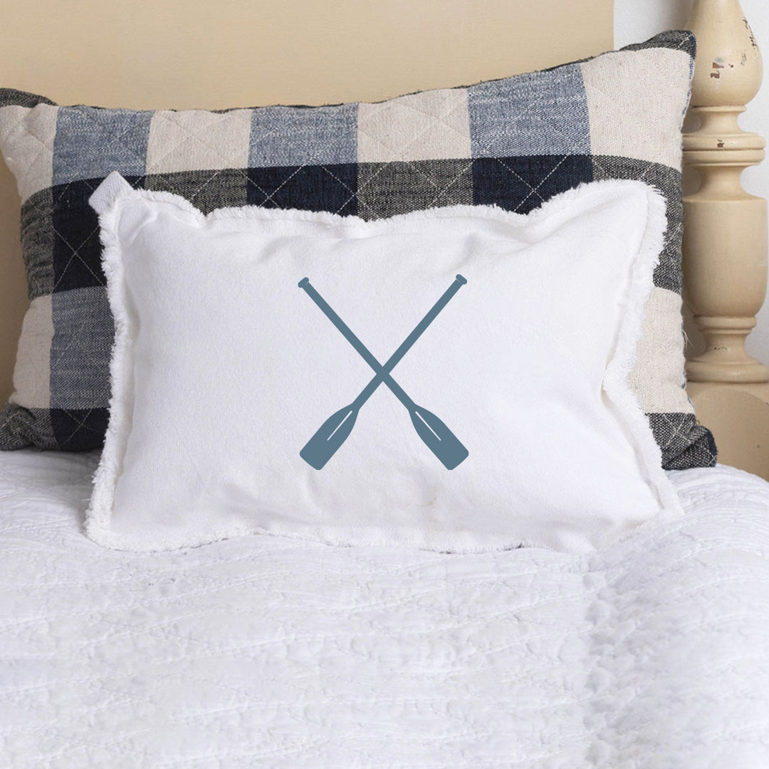 Personalized Oars Lumbar Pillow