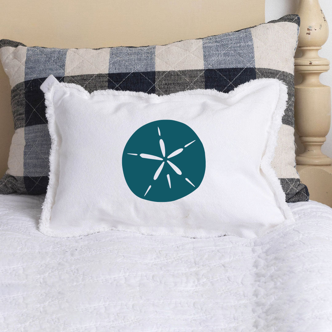 Personalized Sand Dollar Lumbar Pillow