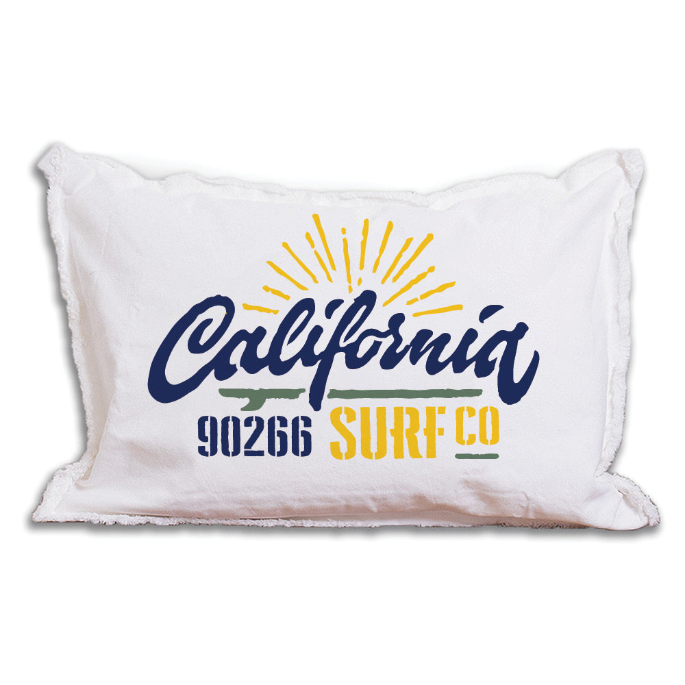 California Surf Co Personalized Lumbar Pillow