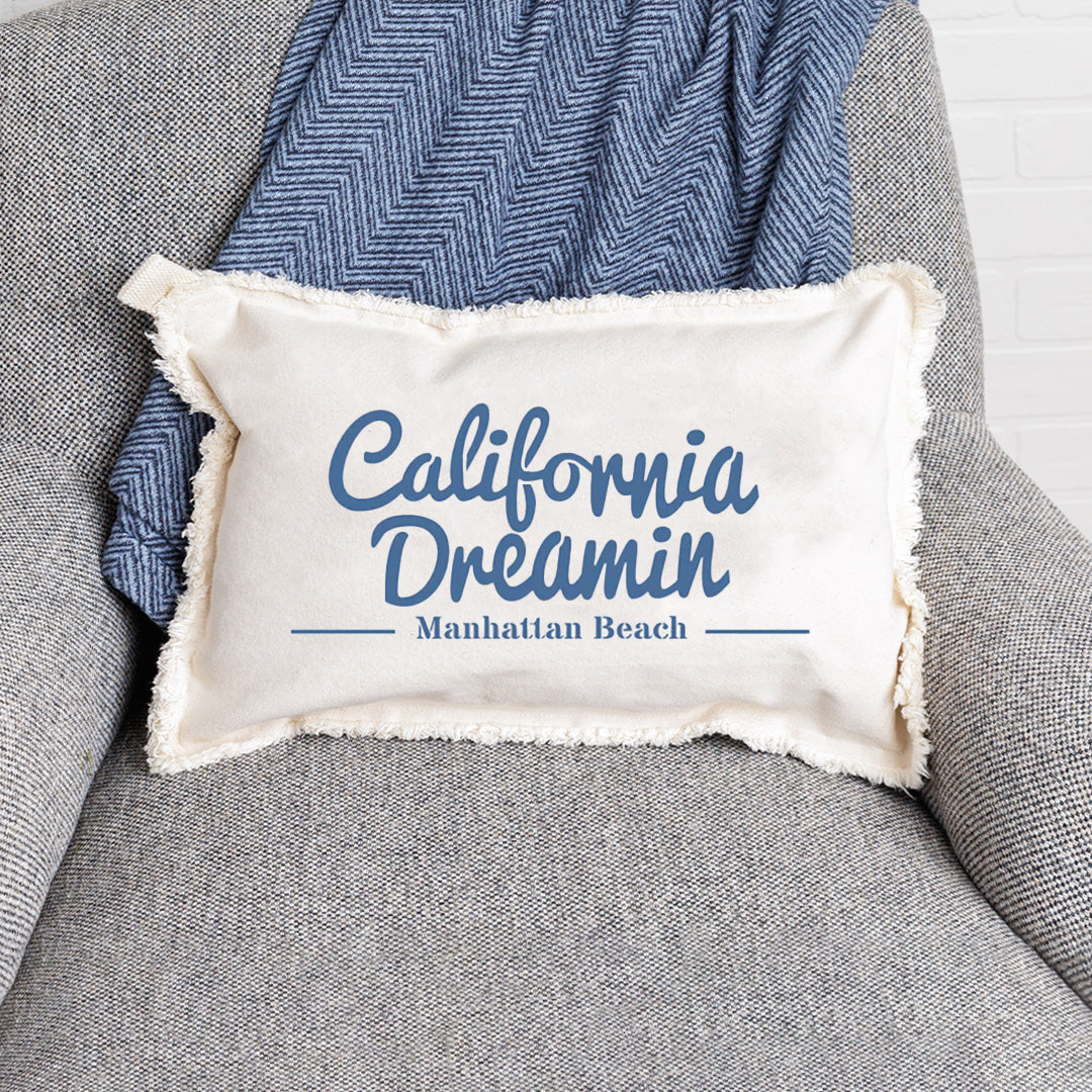 California Dreamin Personalized Lumbar Pillow