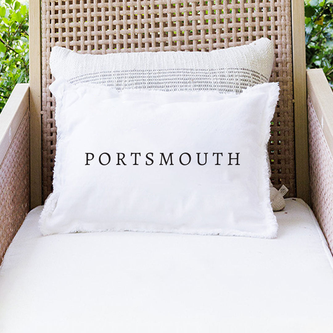 Town Personalized Rectangle Pillow