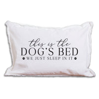 This Is The Dog's Bed Rectangle Pillow