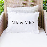 Mr & Mrs Rectangle Pillow