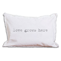 Love Grows Here Rectangle Pillow