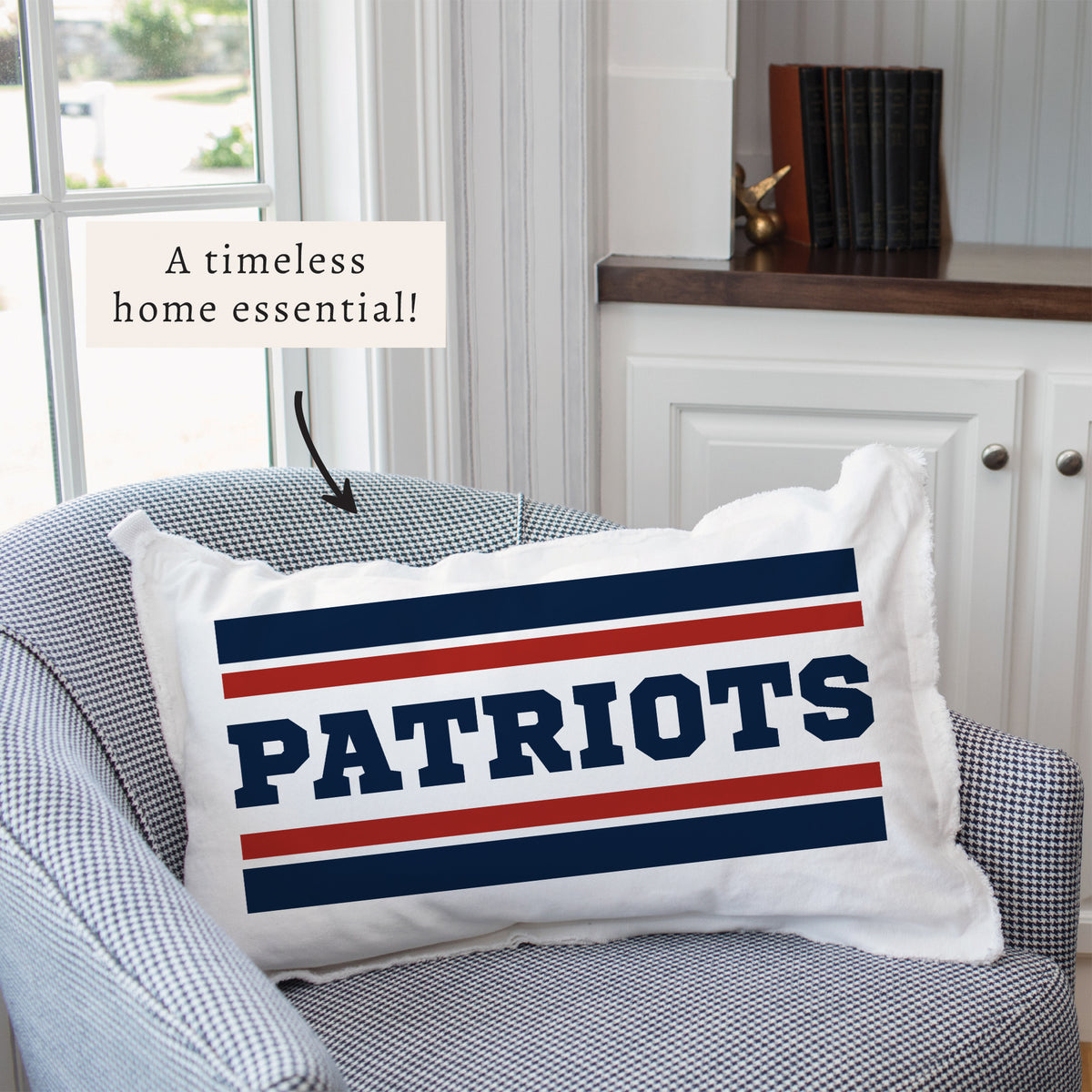 Patriots Stripes Pillow