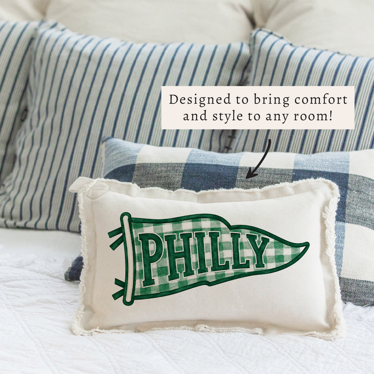 Philly Banner Pillow