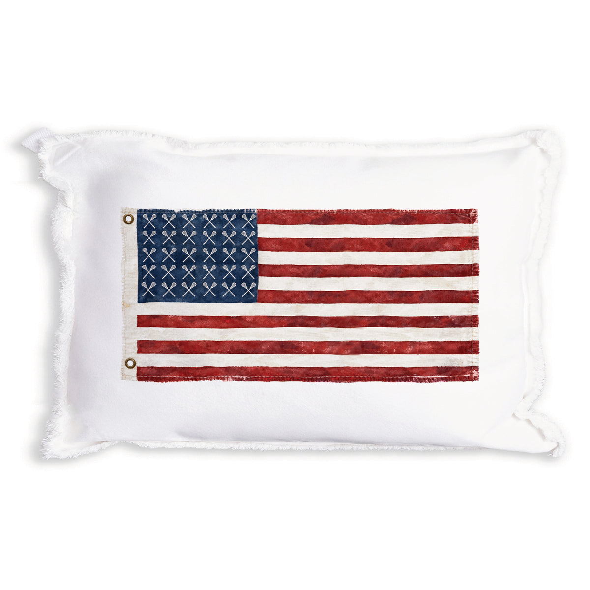 Lacrosse Flag Pillow
