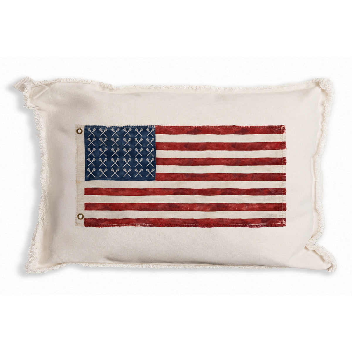 Lacrosse Flag Pillow