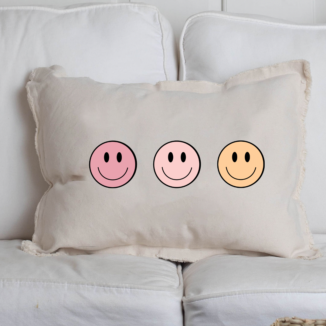 Smiley Lumbar Pillow