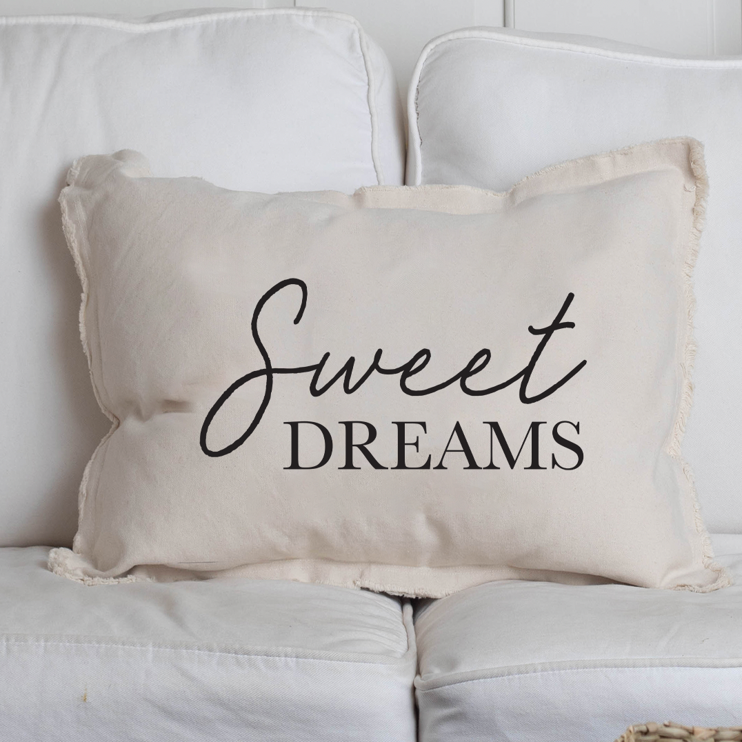 Sweet Dreams Lumbar Pillow