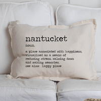 Happy Place Definition Personalized Lumbar Pillow
