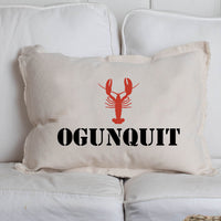 Personalized Lobster One Line Text Lumbar Pillow