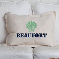 Personalized Shell One Line Text Lumbar Pillow