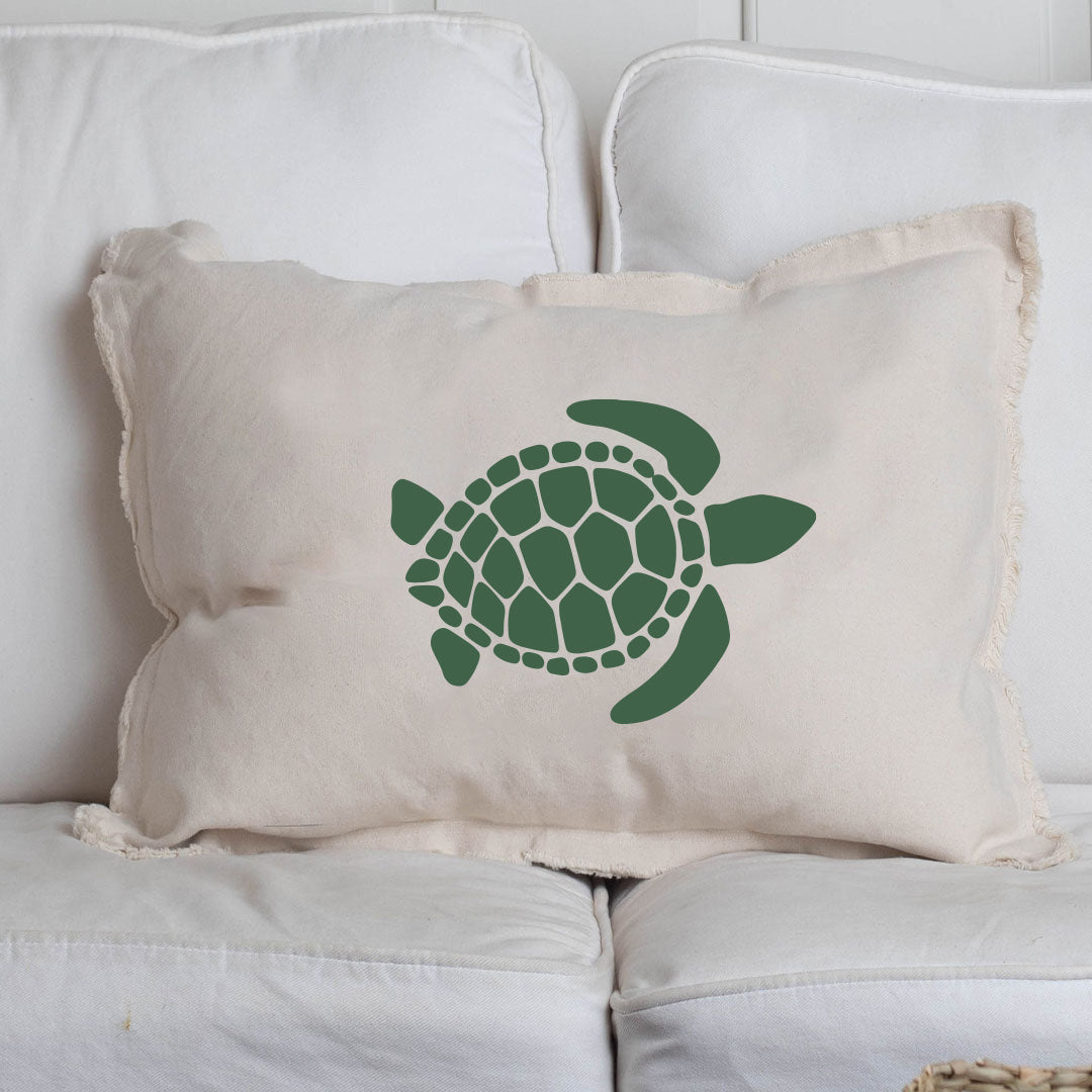 Personalized Turtle Lumbar Pillow