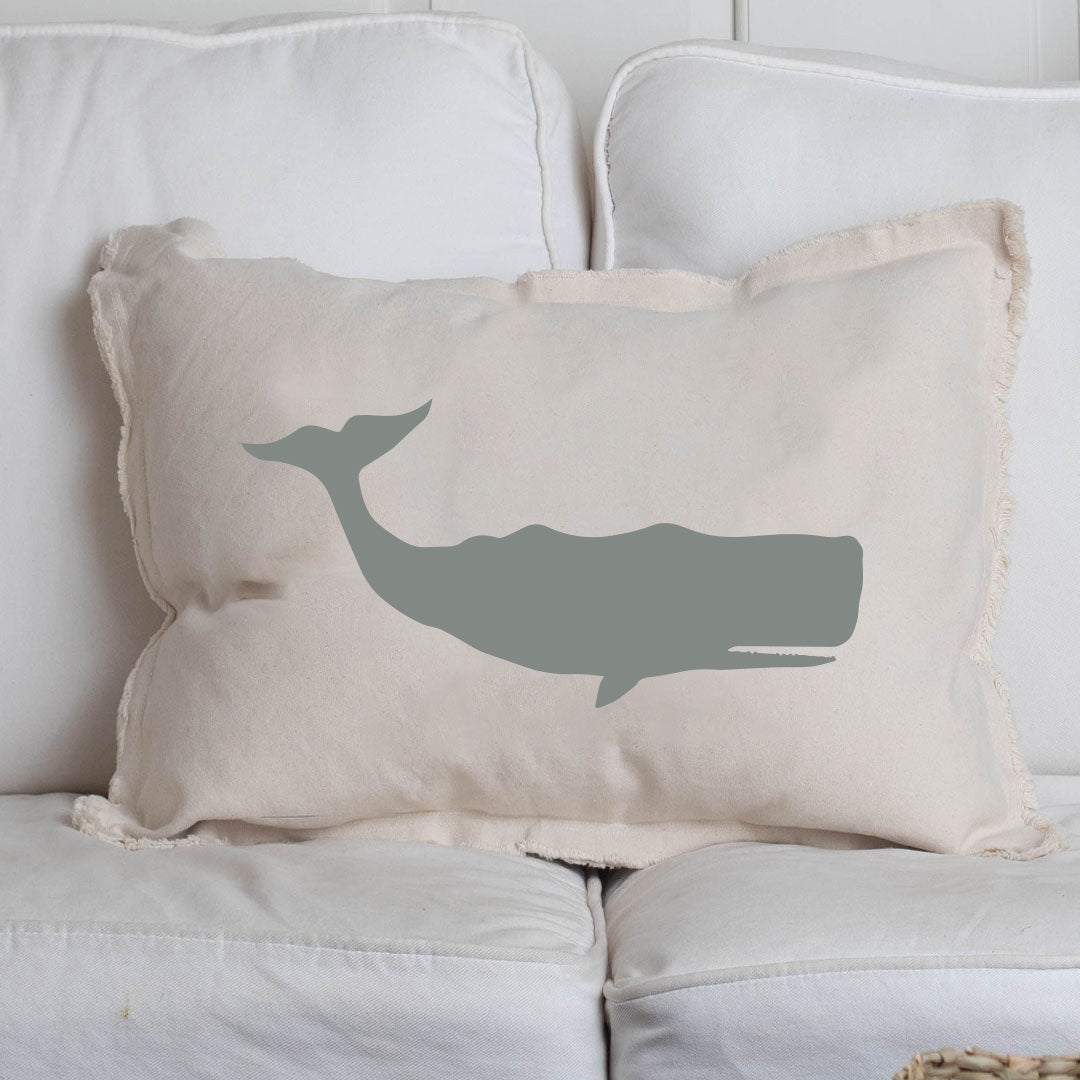 Personalized Whale Lumbar Pillow