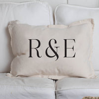 Initials Personalized Lumbar Pillow