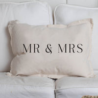 Mr & Mrs Lumbar Pillow