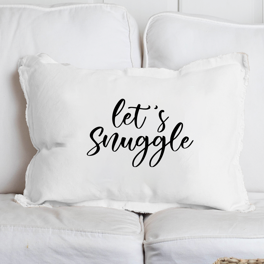 Lets Snuggle Lumbar Pillow