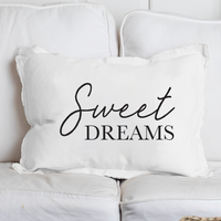 Sweet Dreams Lumbar Pillow