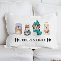 Ski Pup Lumbar Pillow