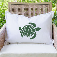 Personalized Turtle Lumbar Pillow