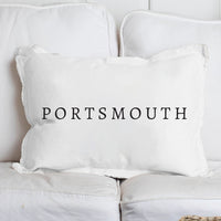 Town Personalized Lumbar Pillow