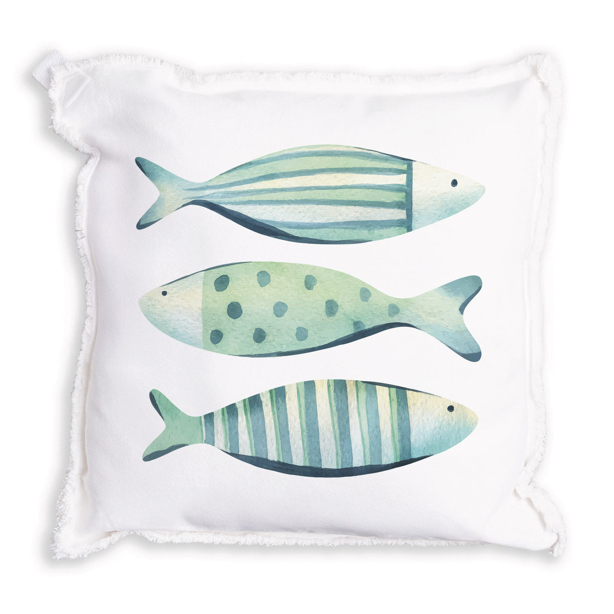 Coastal Fish Trio Pillow