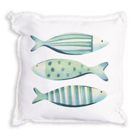 Coastal Fish Trio Pillow