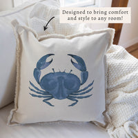 Blue Crab Pillow