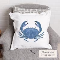 Blue Crab Pillow