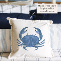 Blue Crab Pillow