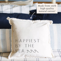 Happiest By The Sea Pillow
