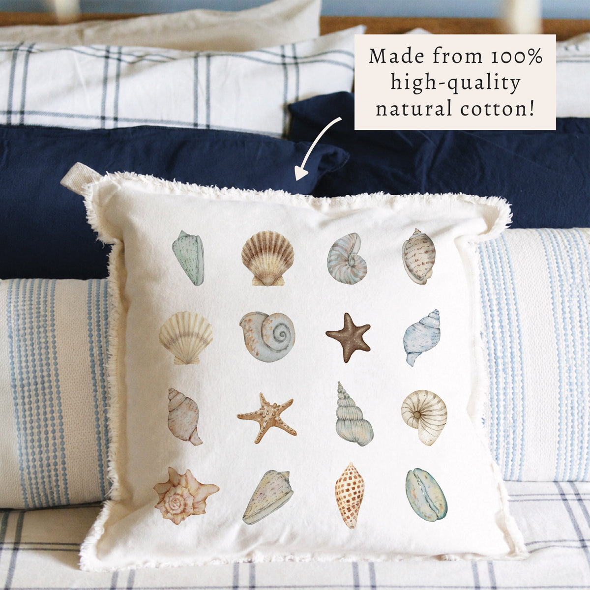 Shell Icons Pillow