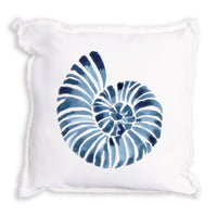 Blue Shell Pillow
