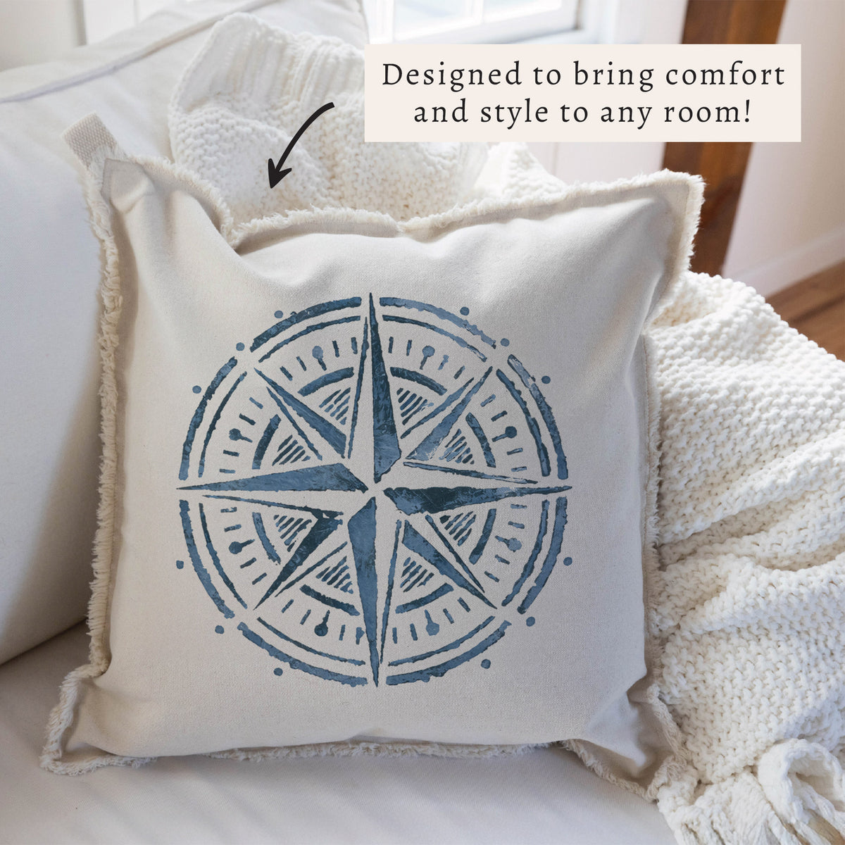 Compass Pillow