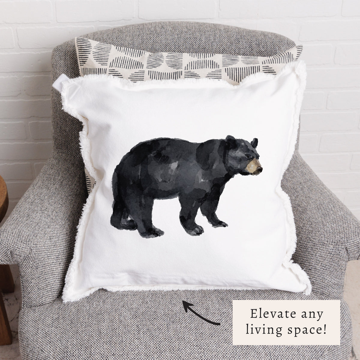 Black Bear Pillow