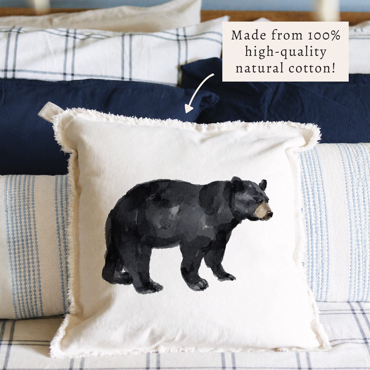Black Bear Pillow