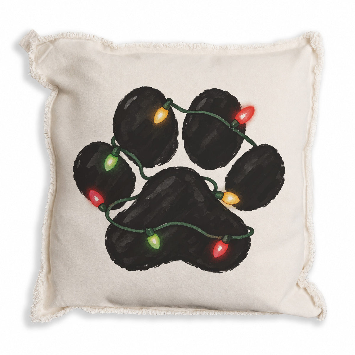 Paw Lights Pillow